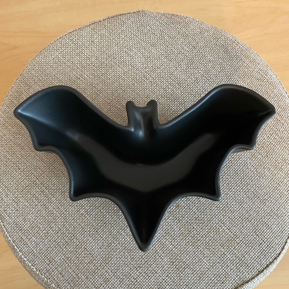 Pottery Barn Bat Stoneware Bowl